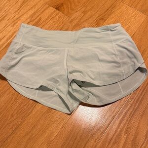 lululemon athletica Light Gray Athletic Shorts